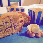 Muffin salato con guanciale e sottiletta